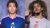 サッカー日本代表対チュニジア代表
