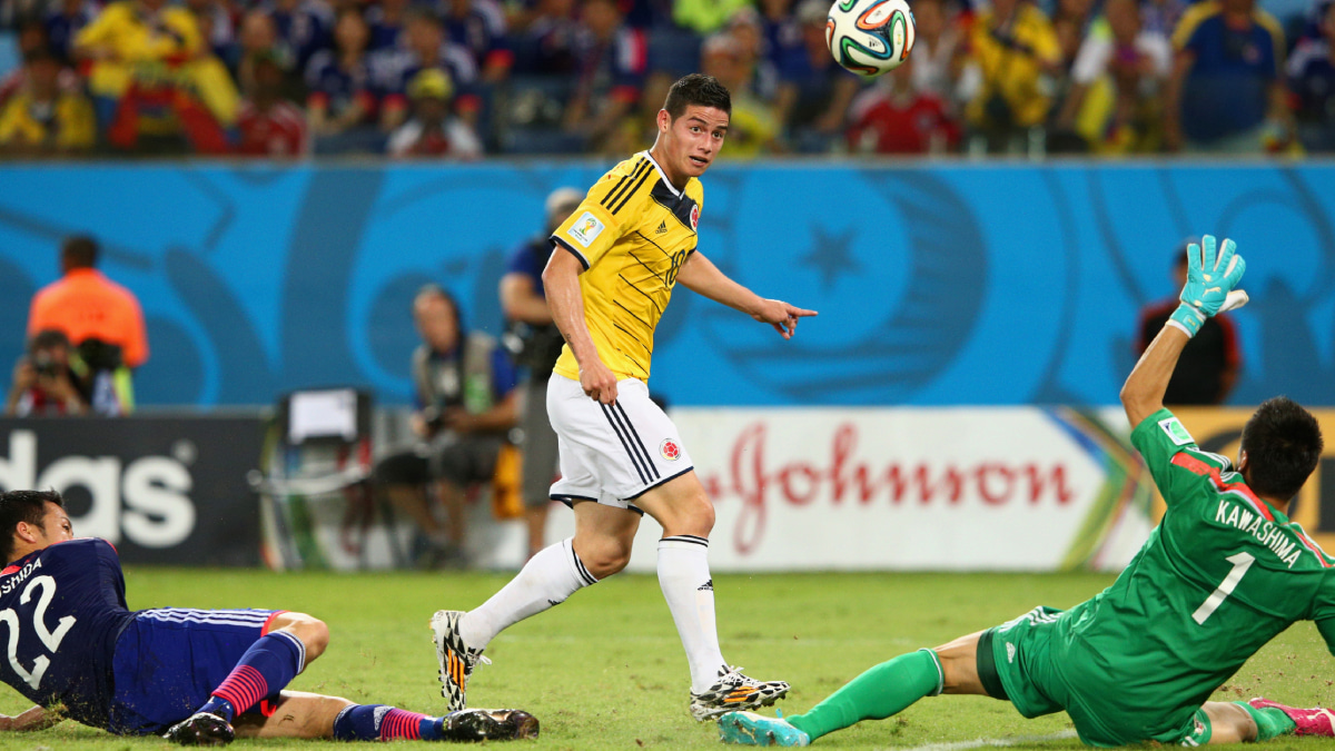 日本代表対コロンビア代表（2014年W杯）