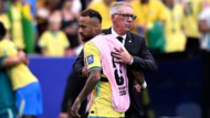 ネイマールとカルロ・アンチェロッティ監督