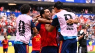 ベルギー代表に勝利したスペイン代表