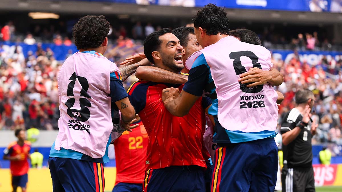 ベルギー代表に勝利したスペイン代表
