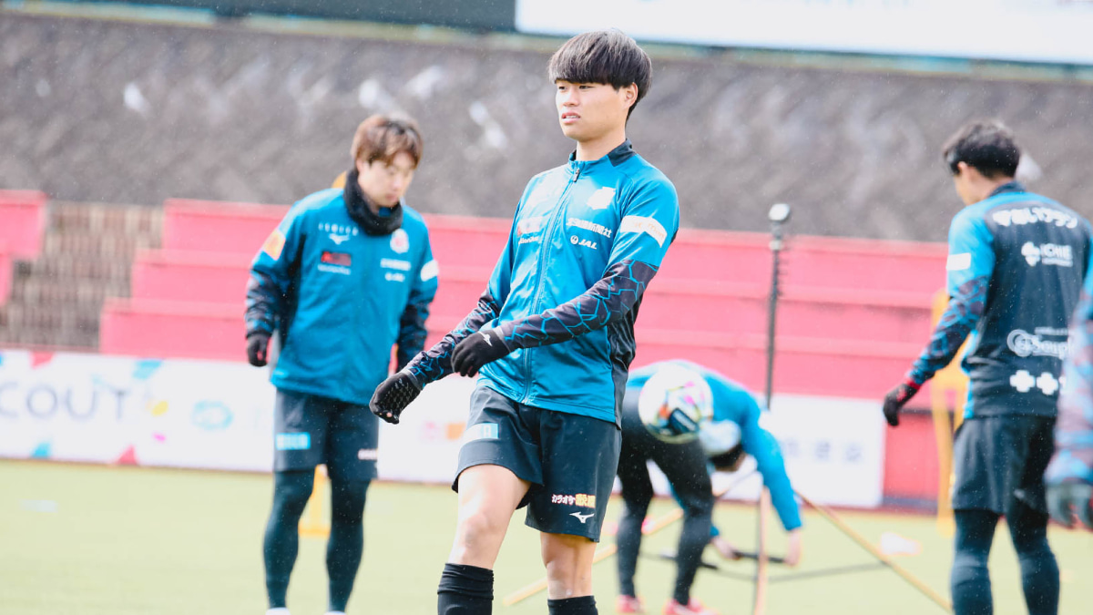 北海道コンサドーレ札幌に2026/27シーズン(2027年1月)からの加入内定が決まった関西大学の真田蓮司