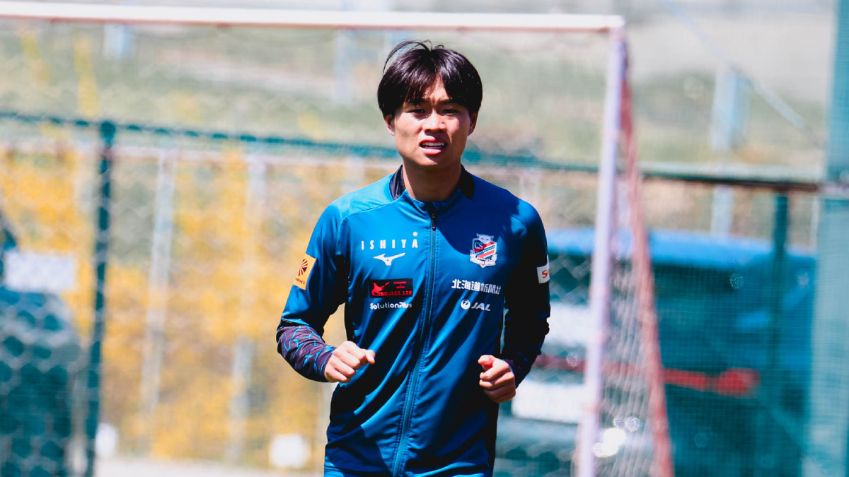 北海道コンサドーレ札幌に2026/27シーズン(2027年1月)からの加入内定が決まった関西大学の真田蓮司