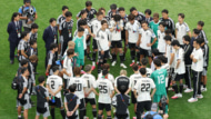 北中米W杯　ブラジル×日本　試合後のミーティング