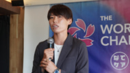 自身がプロデュースする次世代育成プロジェクト「SAKI KUMAGAI WORLD CHALLENGE」の実施報告を行ったなでしこジャパンの熊谷紗希