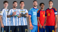 アルゼンチン代表とスペイン代表