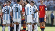 スペイン代表対アルゼンチン代表