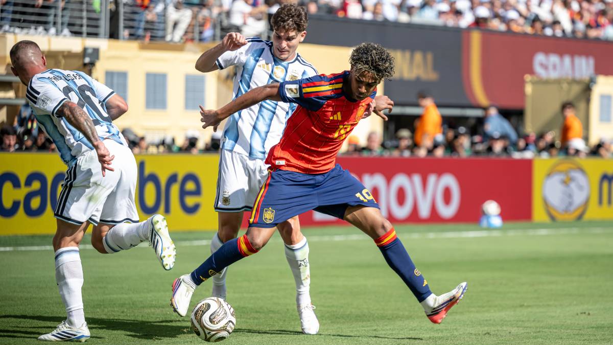 スペイン代表対アルゼンチン代表