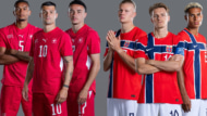 スイス代表とノルウェー代表