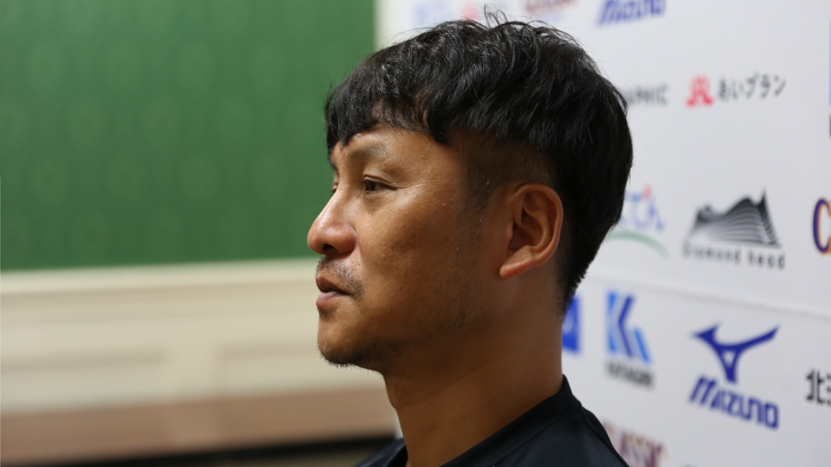 北海道コンサドーレ札幌　川井健太監督　単独インタビューにて