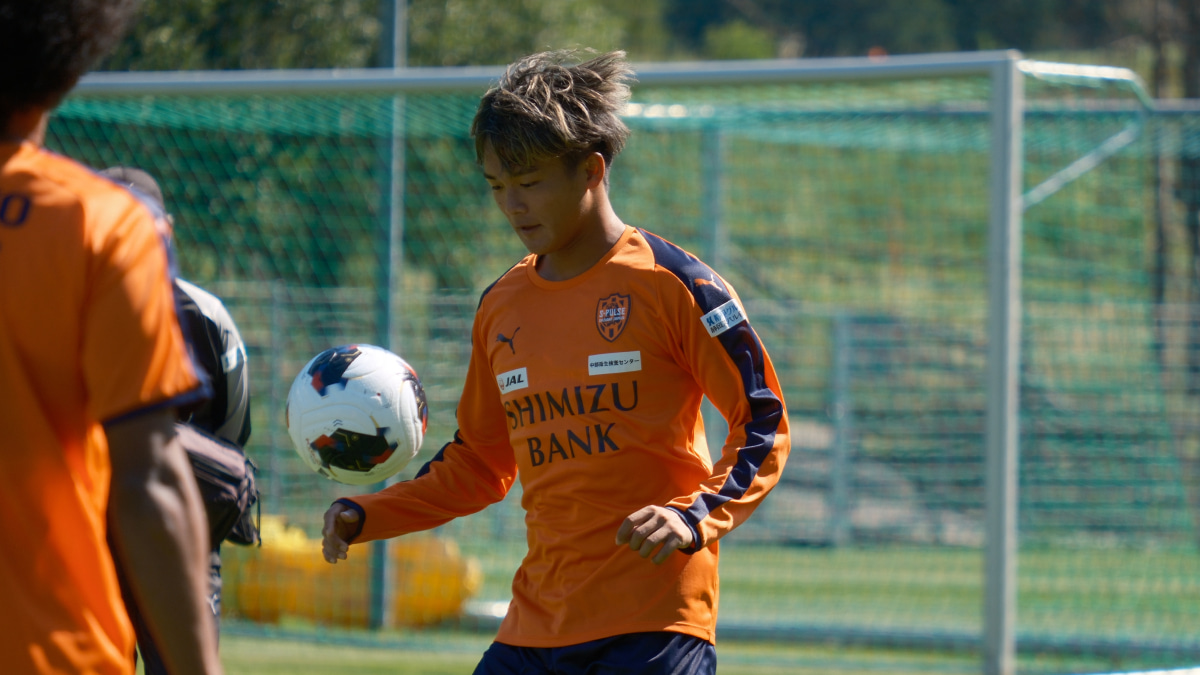 オーストリアキャンプで汗を流す清水エスパルス 嶋本悠大