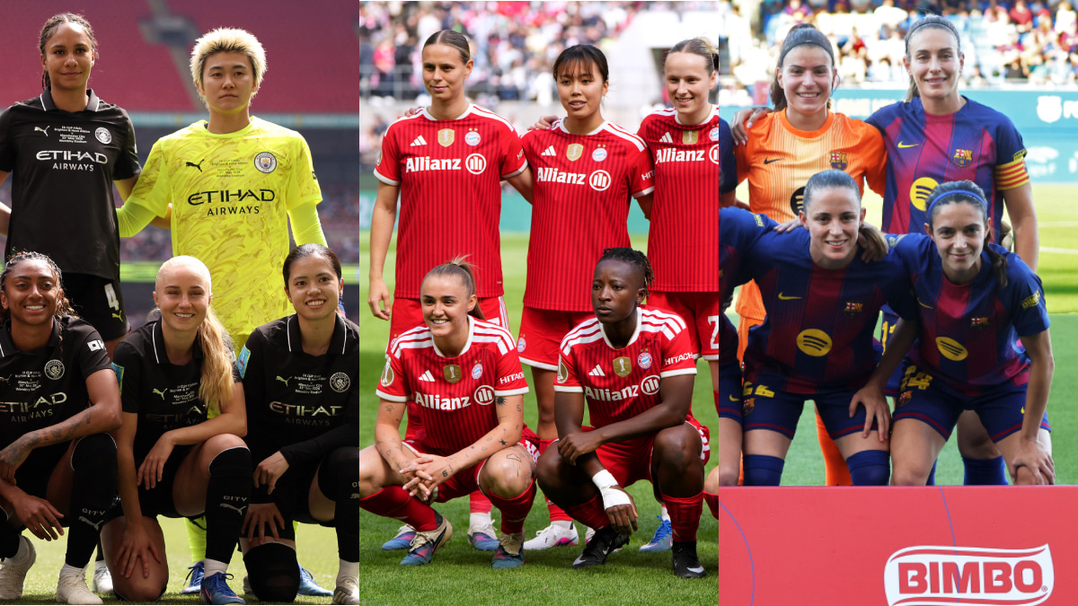 欧州女子サッカークラブ、パワーランキング