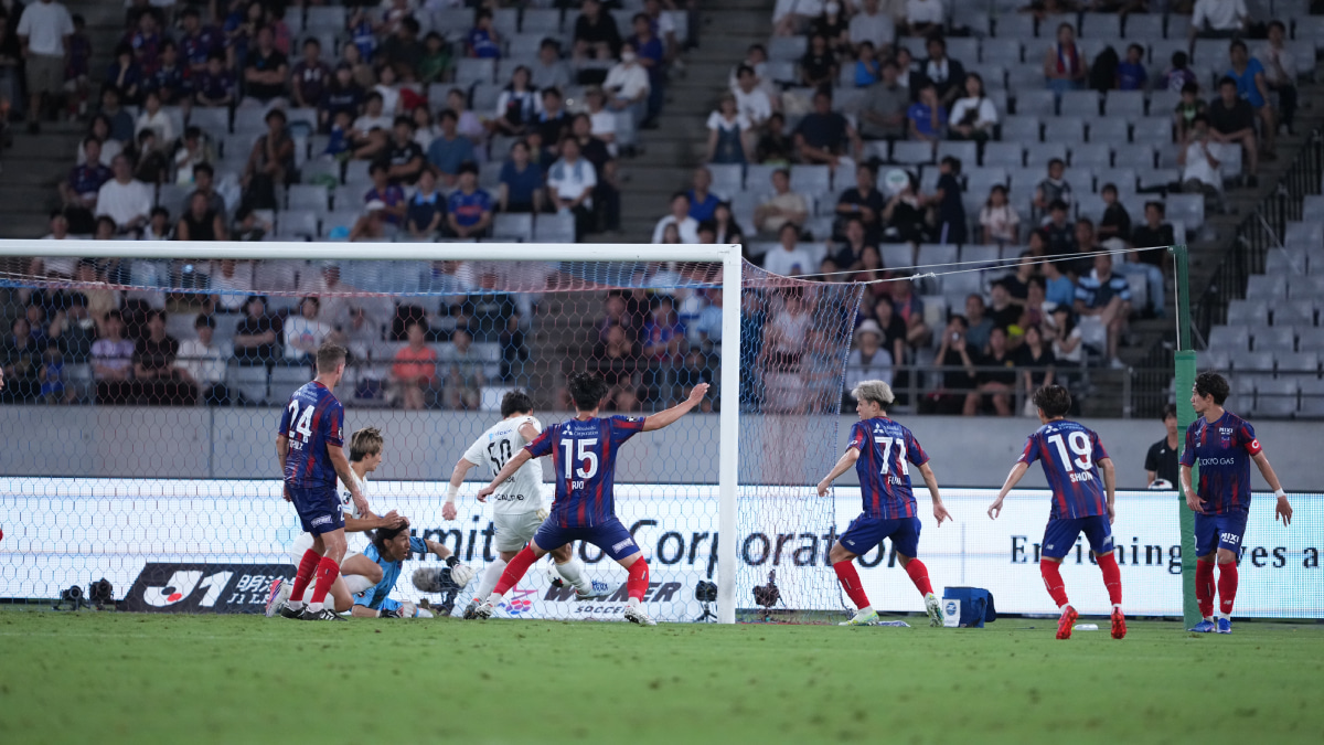 26/27明治安田J1リーグ開幕節 FC東京戦にて、FC町田ゼルビア 岡村大八 チームの5点目を奪う