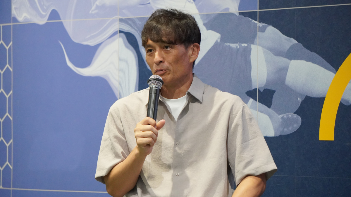 「JFAみらい会議―女子サッカーの成長へ―」にて　登壇した日本サッカー協会 会長宮本恒靖