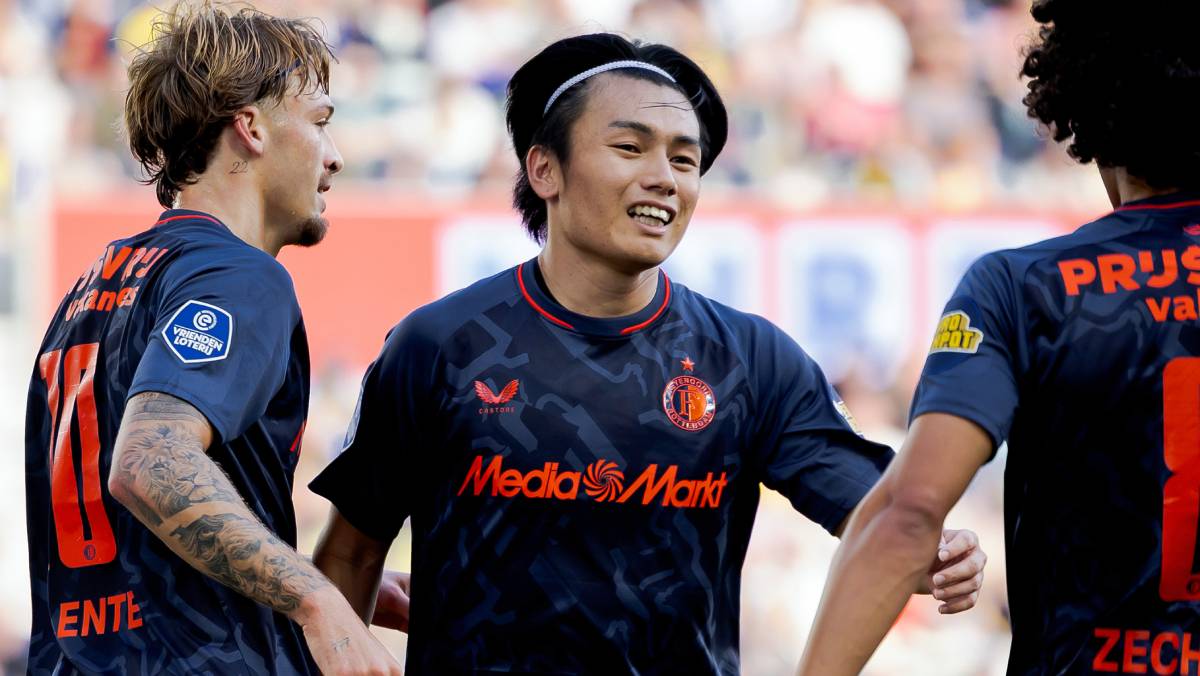 フェイエノールトFW上田綺世、2試合連続ゴール＆先制点の起点となる活躍　5発快勝で2試合連続白星