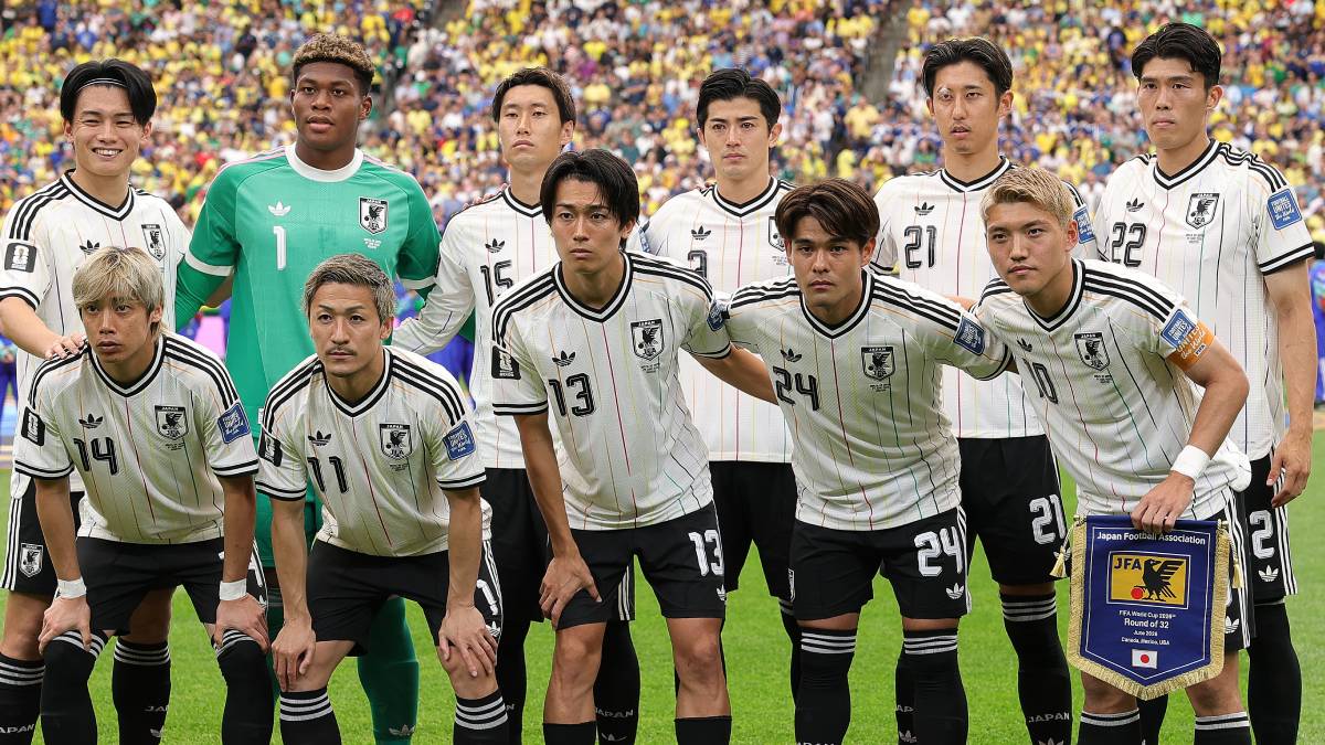 ブラジル戦の日本代表