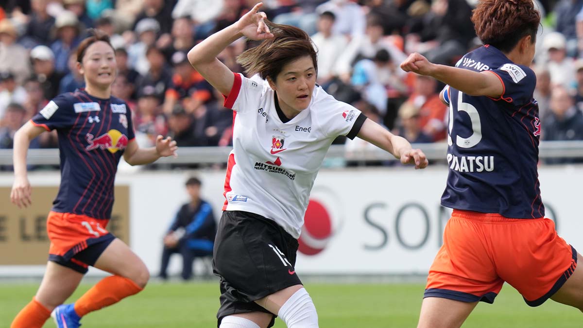 三菱重工浦和レッズレディース時代のFW島田芽依