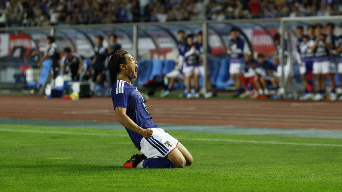 サッカー日本代表 松木玖生