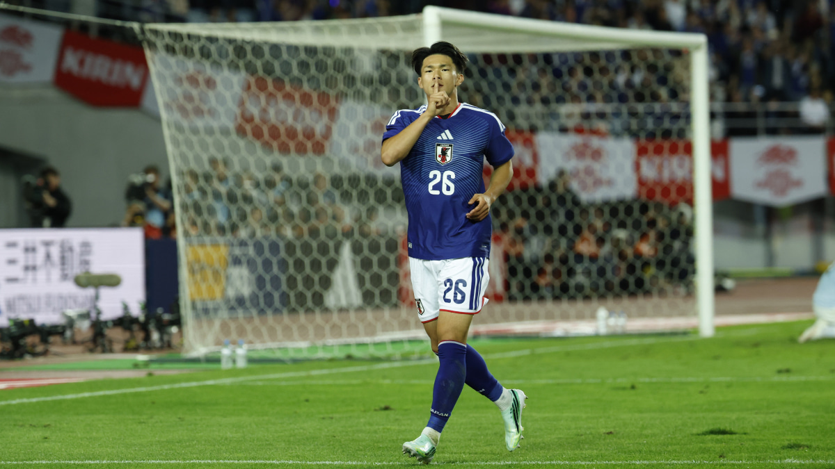 ウルグアイ戦で決勝点を挙げたサッカー日本代表 塩貝健人