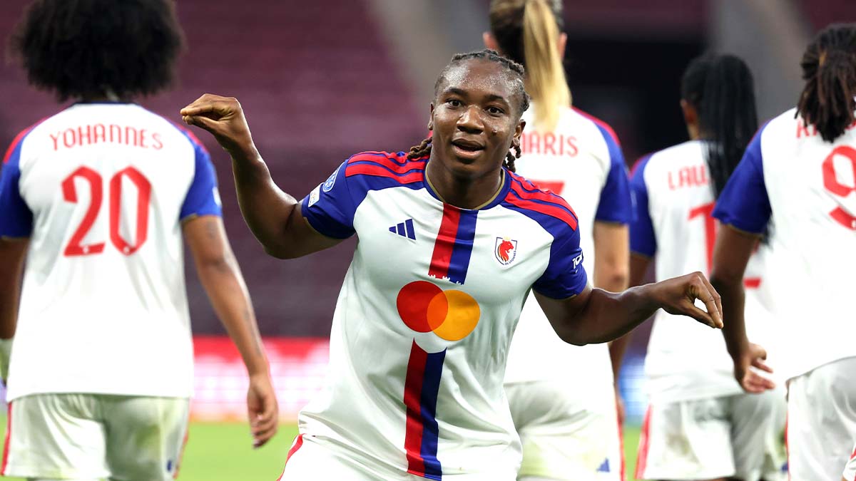 リヨンに所属するサッカーハイチ女子代表MFメルチー・デュモーネイ