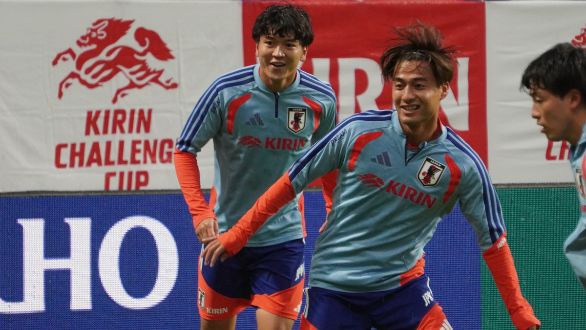 サッカー日本代表 谷村海那、佐野航大