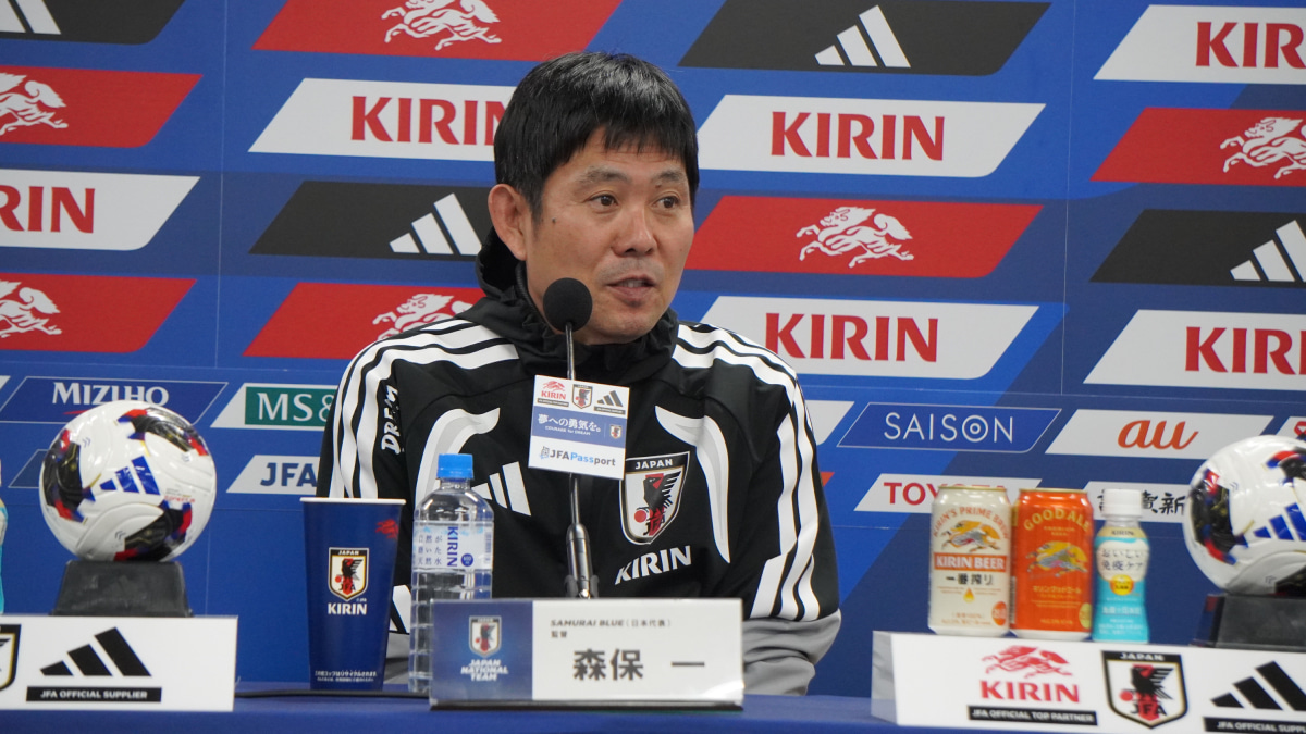サッカー日本代表 森保一監督