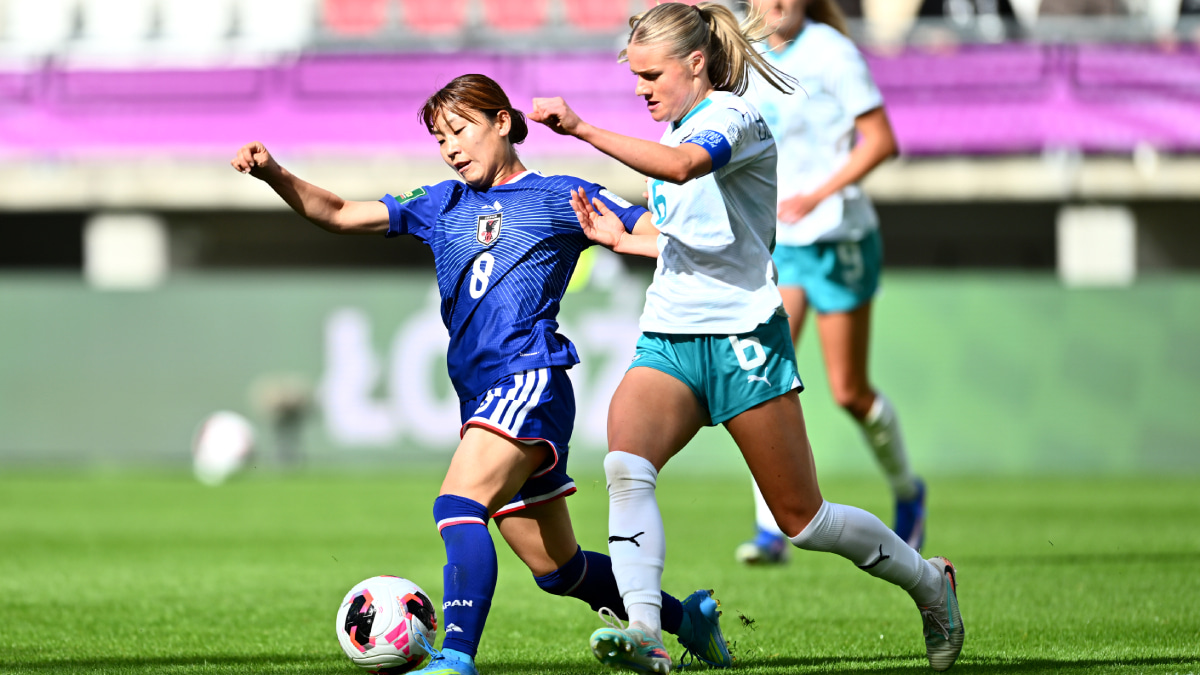 FIFA U-20女子ワールドカップ（W杯） ポーランド2026 グループステージ初戦、ニュージーランド戦でプレーするU-20日本女子代表（ヤングなでしこ）の樋口梨花