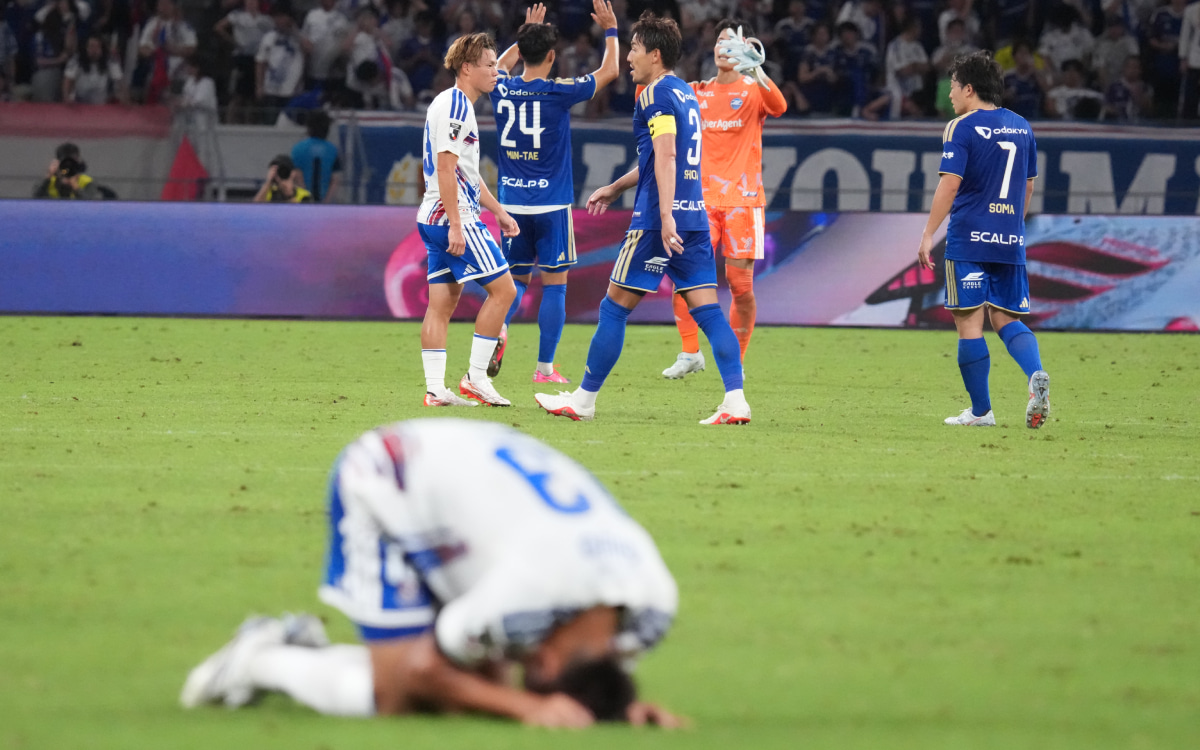 FC町田ゼルビアに勝ち切れず、悔しさを露わにする横浜F・マリノスの井上太聖