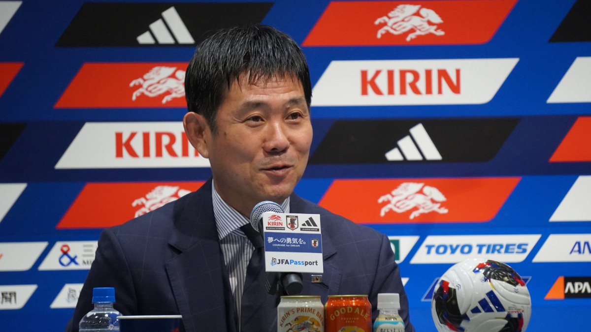 日本代表、W杯メンバー20人を継続招集。森保一監督が4試合に込める狙い「今の勝利と未来に向けて」