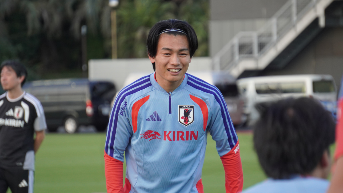 上田綺世、久保建英ら欧州組が合流！日本代表30人が集結、ウルグアイ戦へ向けて第3次森保ジャパンが本格始動【練習レポート】