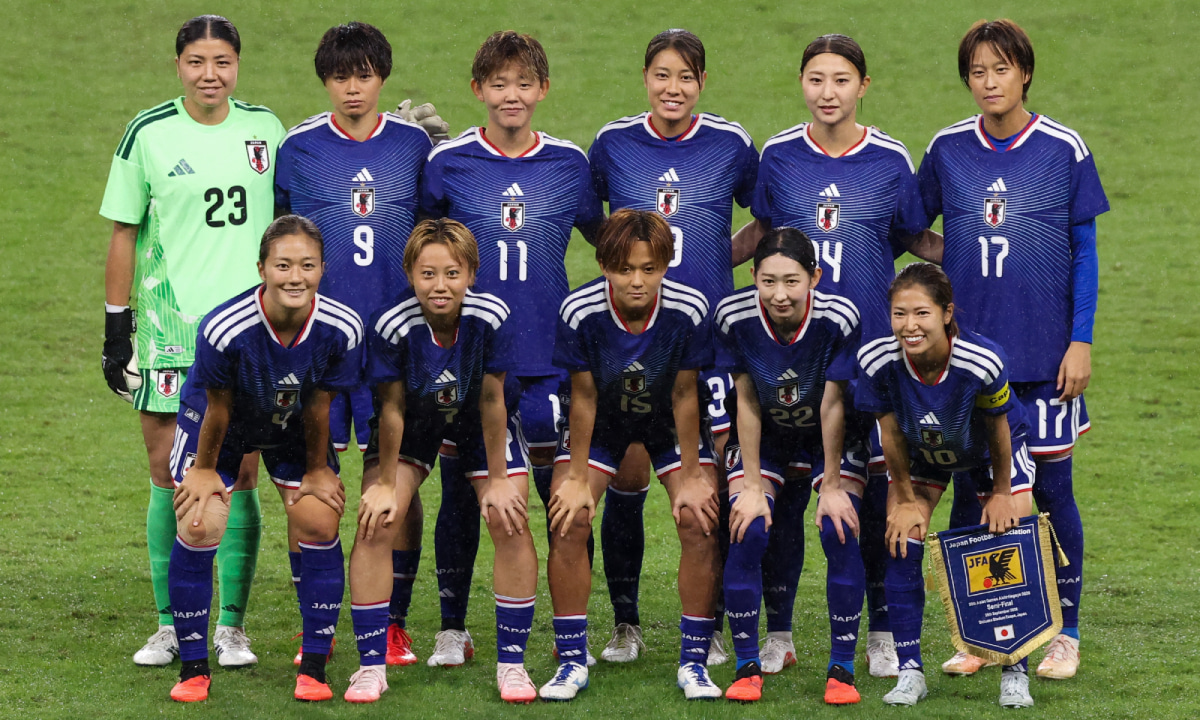 26年9月29日　アジア競技大会　準決勝　日本×韓国より　なでしこジャパンイレブンショット