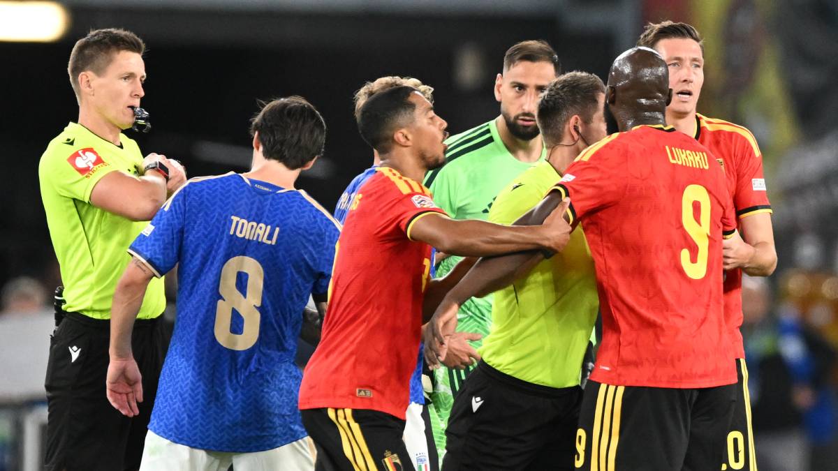 試合後に一触即発…ルカクの“2-0”挑発にドンナルンマ激怒→乱闘寸前の事態に　新生イタリア代表は黒星発進