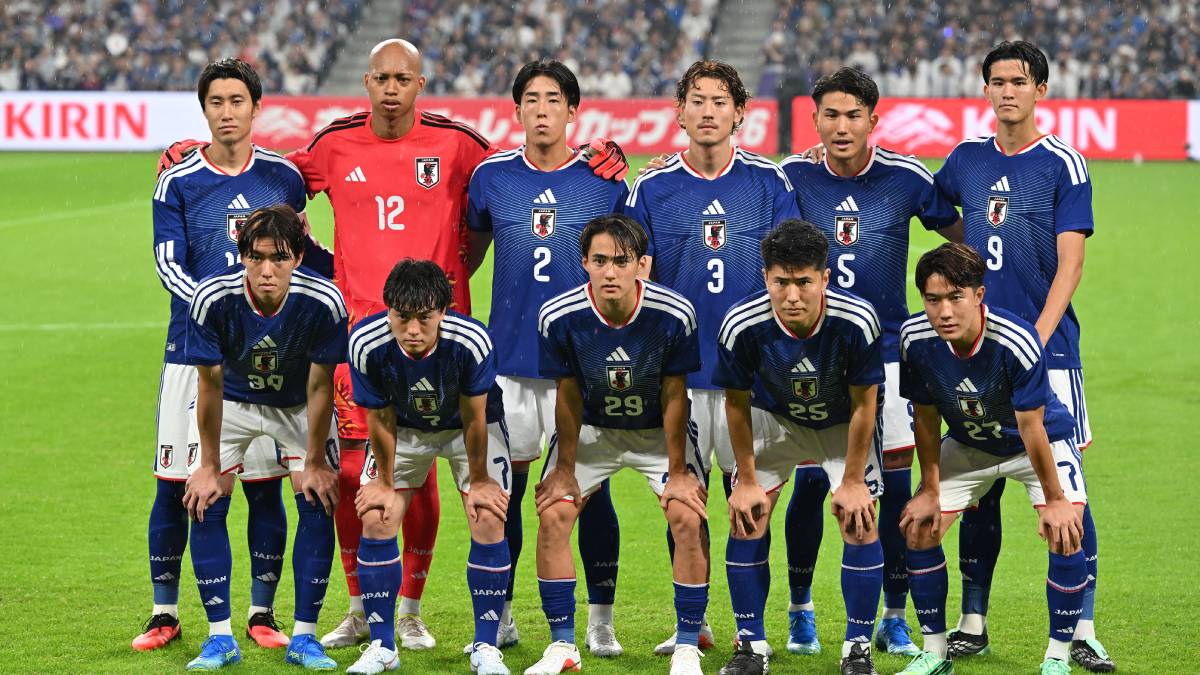 日本代表 エクアドル戦前の集合写真