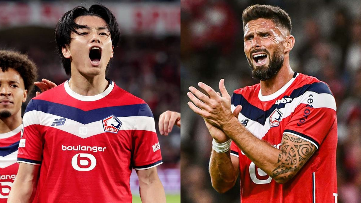 上田綺世とオリヴィエ・ジルー