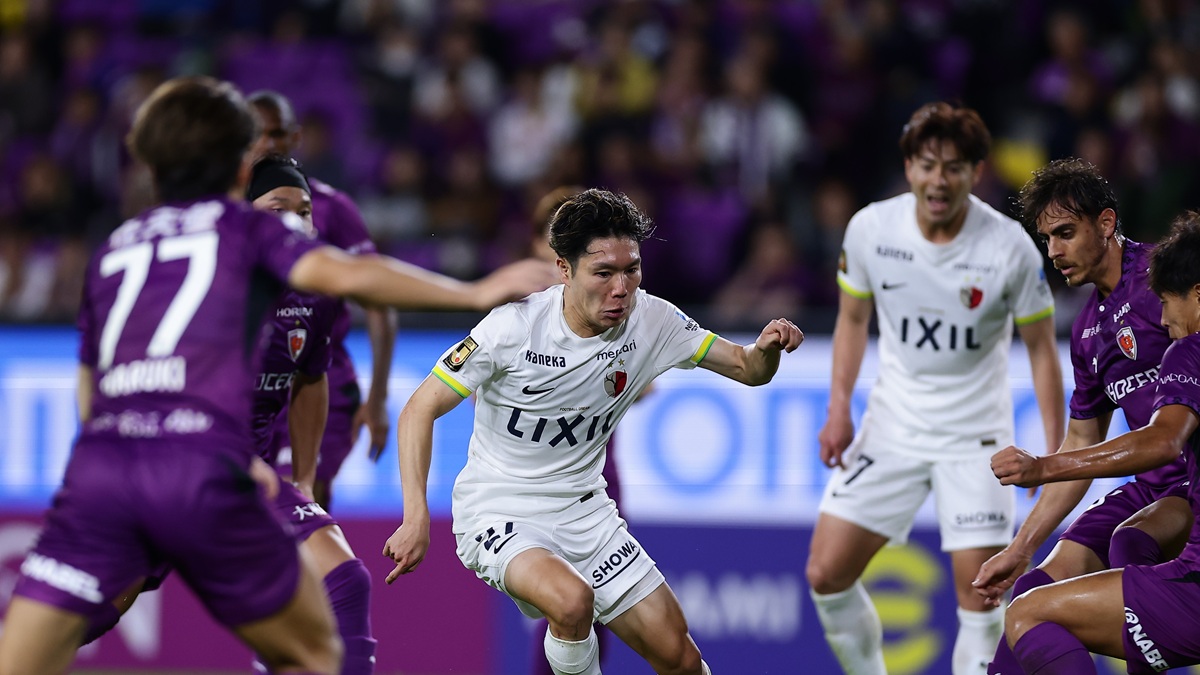 鹿島アントラーズ対京都サンガF.C.の模様