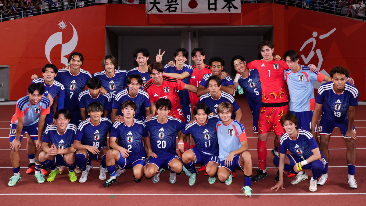 アジア競技大会で決勝進出を果たしたU-21日本代表