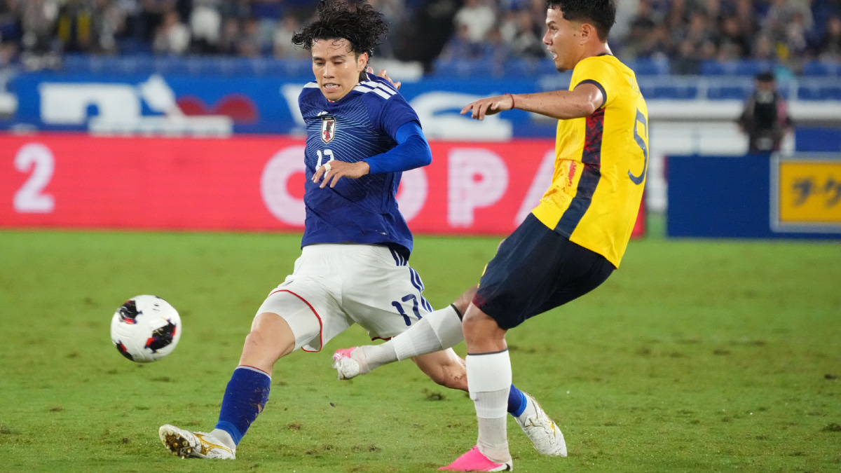 サッカー日本代表MF田中碧、守備力の向上は「自分の基準がやっぱり上がってる」