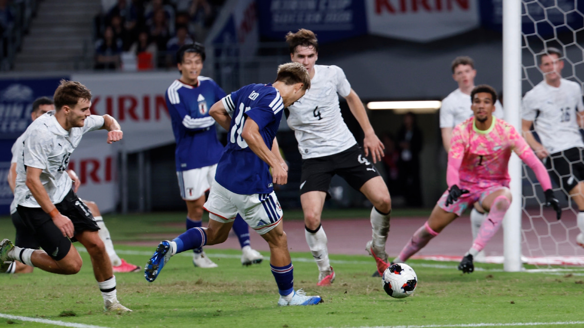サッカー日本代表、上田綺世と堂安律のゴールで勝利！ 森保一監督の国内ラストマッチでタイトル獲得
