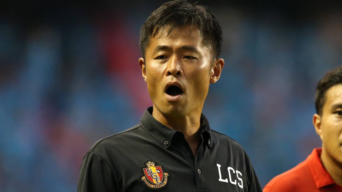 名古屋グランパス監督時代の小倉隆史