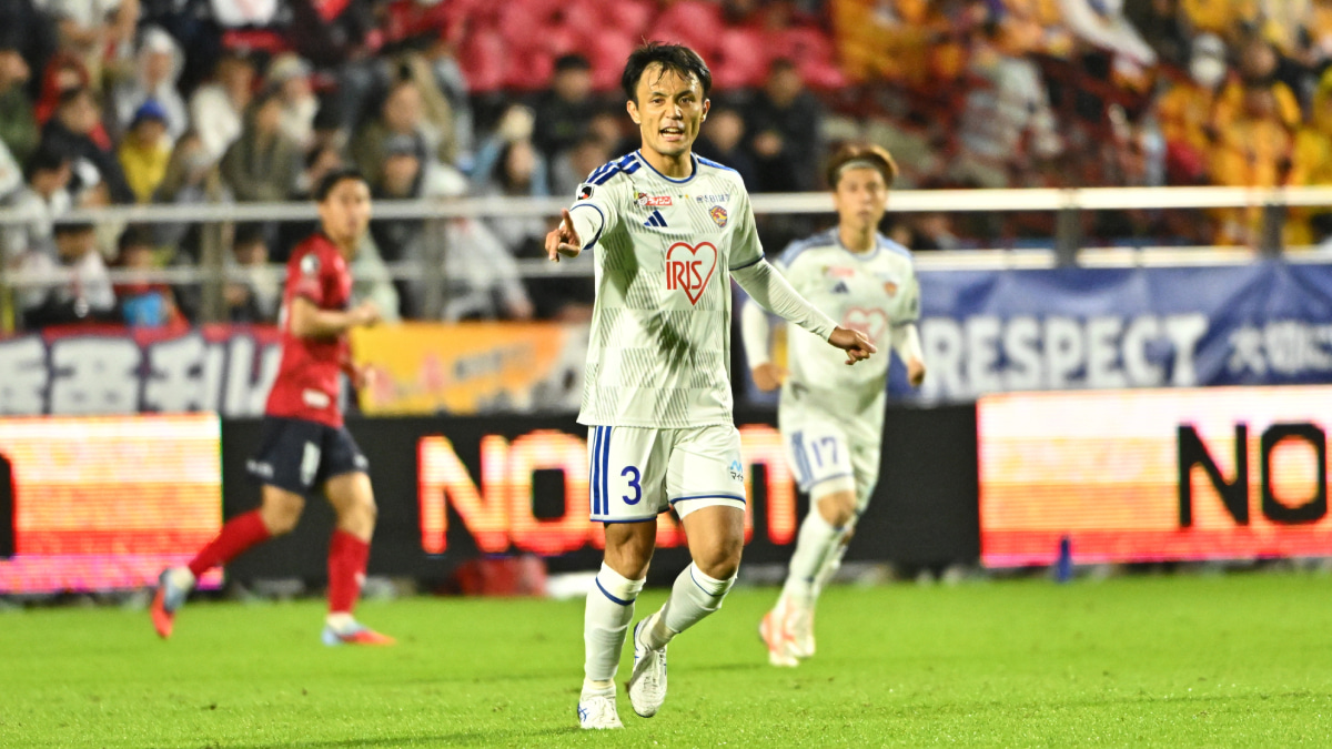 ベガルタ仙台　奥山政幸　9月26日の第8節・いわきFC戦でもボランチとして途中出場し、完封勝利に貢献した