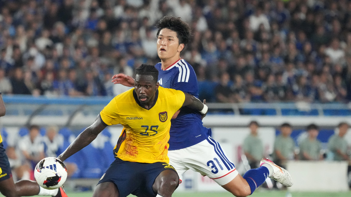 横浜F・マリノスの本拠地・日産スタジアムでA代表初先発となった谷村海那