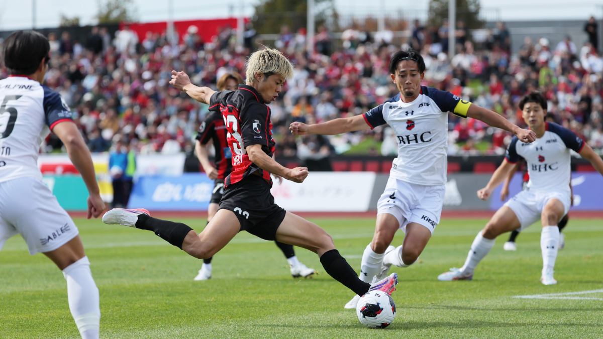26年10月4日　いわきFC戦　北海道コンサドーレ札幌の大森真吾