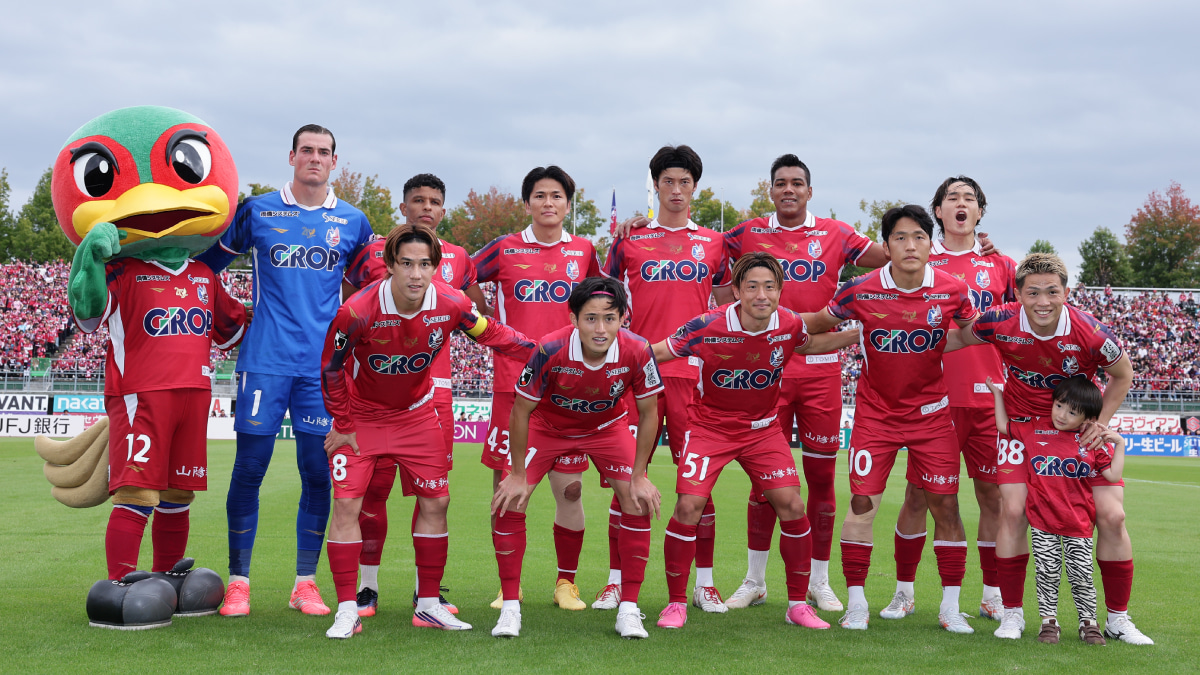 26年10月18日 ファジアーノ岡山×ヴィッセル神戸より 岡山のイレブンショット
