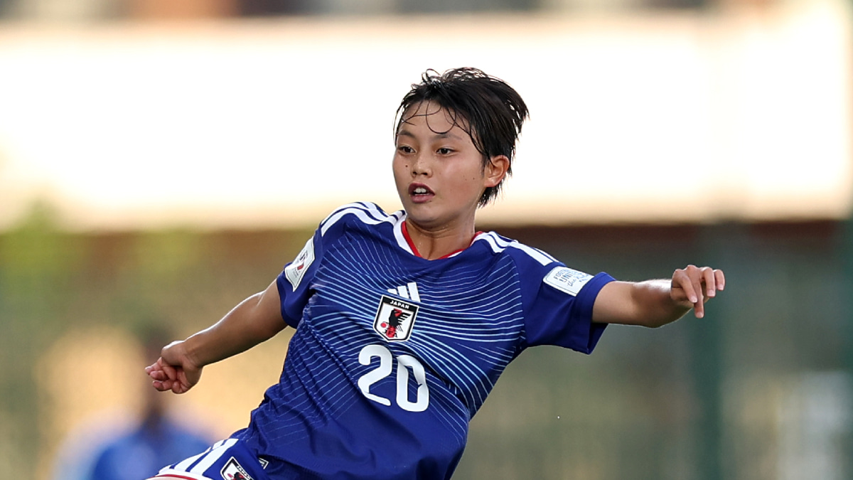 U-17日本女子代表　（リトルなでしこ）　栗田七海　U-17女子W杯GS初戦　ザンビア戦より