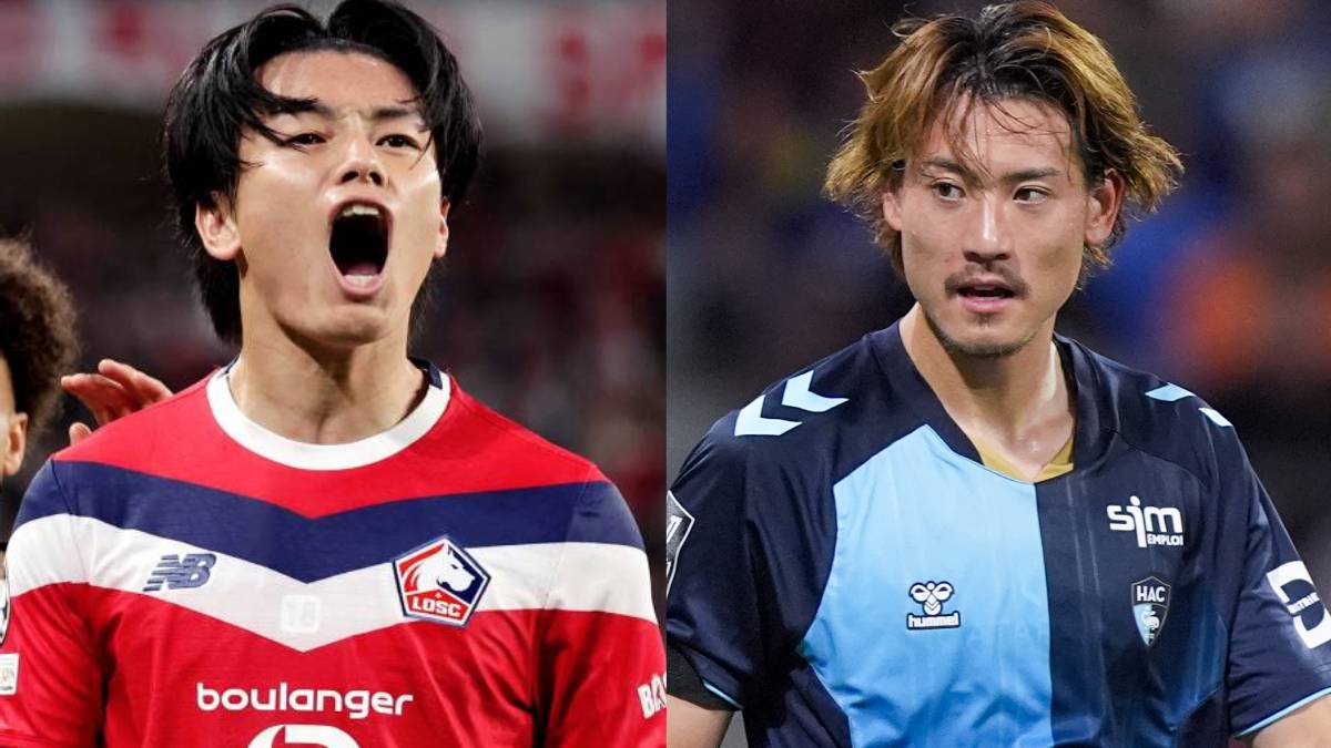 リール対ル・アーヴル スタメン発表! 上田綺世と瀬古歩夢の日本人対決に注目