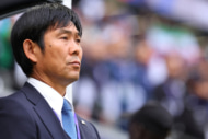 日本代表の指揮を執る森保一監督